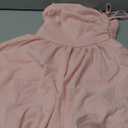 RoseSeek Girl's Flowy Cami Dress Ruched Sleeveless Pink Layered Ruffle Kawaii Short Smocked Summer Dresses, Size 10 Years 