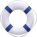 20 Inch / 50cm Pool Safety Life Preserver Throw Ring Buoy- Swim Foam Rings for Swimming Pool Wall Decoration