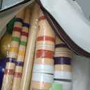 ropoda Six-Player Croquet Set with Wooden Mallets, Colored Balls, Sturdy Carrying Bag for Adults &Kids, Perfect for Lawn,Backyard,Park and More, 28"-standard