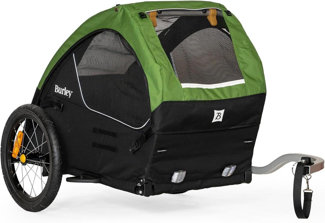 Burley Tail Wagon | Lightweight Dog Bike Trailer with Mesh Windows, Removable Floor & Low-Clearance Entry