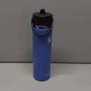 Hydro Flask Water Bottle - Insulated Stainless Steel - Wide Straw Lid, Non Spill, Leakproof in 24 Oz Aloe Green (Cascade)