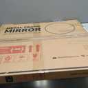 IDEALHOUSE 36 Inch Black Round Wall Mirror, Circle Mirror Metal Frame for Bathroom, Vanity, Entryway, Bedroom, Living Room, Wall Mounted Modern Rustic Decor