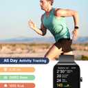 TOOBUR Smart Watch for Men Women Alexa Built-in, 1.95" Fitness Tracker with Answer/Make Calls, IP68 Waterproof/Heart Rate/Sleep Tracker/100 Sports, Fitness Watch Compatible Android iOS