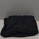 100% Cotton Muslin Blanket 50"x 60", 6 Layers Breathable and Lightweight Cotton Throw Blankets for Couch, Soft Cooling Summer Gauze Blanket for Adults All Season, Black