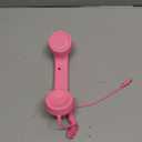 Retro Phone Handset for iPhone & Android, Cell Phone Receiver with Microphone & Speaker,90s Style Prop for Photos, Classic Vintage Telephone Receiver for Cell Mobile Phones (Pink)