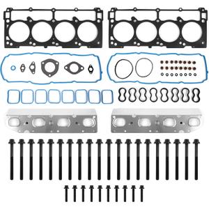 5.7 Hemi Head Gasket Set with Bolts Kit Fit for Ram 1500/2500/3500 2011-2016, for Dodge Challenger/Charger/Durango 2009-2016, for Chrysler 300 Jeep Grand Cherokee 2009-2015 5.7L HS26423PT