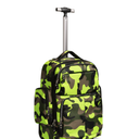 HollyHOME 20 inches Large Storage Multifunction Wheeled Travel Laptop Business Trip Rolling Backpack Carry-on Luggage Compuer Bag, Green