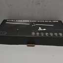 LED Desk Lamp for Home Office, Eye Caring Architect Desk Light with Remote, Dual Screen Computer Monitor Light with Stepless Dimming, Stepless Color Temp, Memory Function for Study, Dark Black