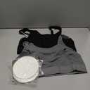 Momcozy Pumping Bra, Pumping Bra Hands Free All Day Wear Pumping & Nursing Bra in One Holding Breast Pump for Spectra, Medela (Small)