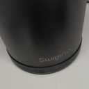 Swigina [2-IN-1 LID] Gallon Insulated Water Bottle with Silicone Boot (48hrs Cold/24hrs Hot) - DIY Stickers, Leakproof, BPA Free, 128 oz (Purple-Black)