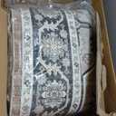 Vintage Living Room Area Rug 10x12 - Large Soft Washable Oriental Traditional Distressed Farmhouse Rugs for Bedroom - Indoor Floor Accent Carpet for Home Office House Decor - Black Brown