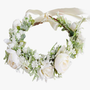 Maternity Woodland Photo Shoot Peony Flower Crown Hair Wreath Wedding Headband BC44