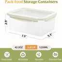 Food Storage Containers with Silicone Stretch Pods for Food Storage in Fridge Reusable Plastic Food Saver with Elastic Lids Fresh Pod for Onions Kitchen Storage and Organization (M)