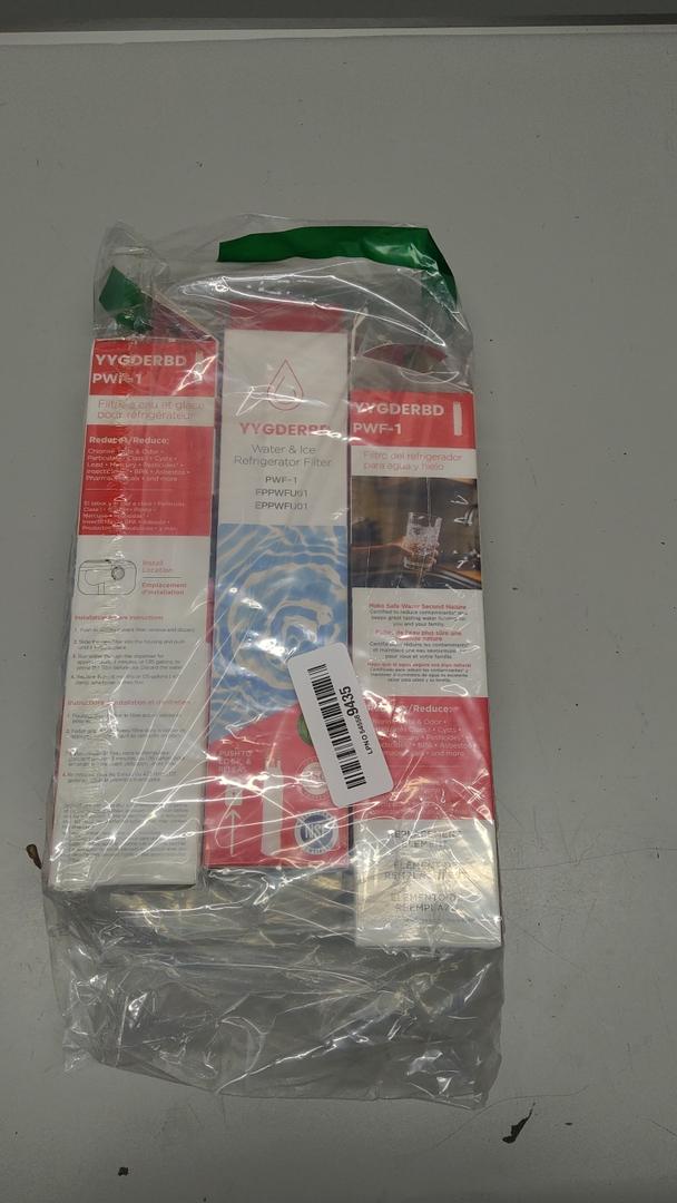 Yygderbd Water & Ice Refrigerator Filter PWF-1, FPPWFU01, EPPWFU01, 3 Pack