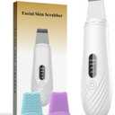 Skin Scrubber Face Spatula, Blackhead Remover Tool for Facial Deep Cleansing, Face Spatula Pore Cleaner with 4 Modes, Whitehead Remover, Blackhead Extractor, Face Scrubber (White)