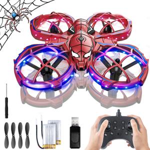 BEZGAR Mini Drone Easy to fly Beginner, LED Remote Control Drones, RC Quadcopter with Auto Hovering, 3 Speed Mode, 360 Flips Stunt, Headless Mode, Obstacle Avoidance, Birthday Gifts for Kids 8-12