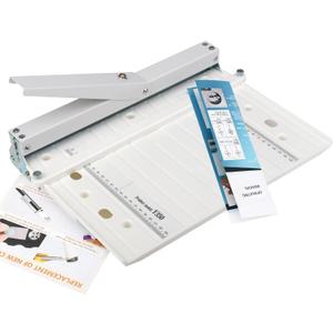 Manual Paper Creaser 13.78Inch Creasing Machine with Extended Positioning Block Paper Folder Folding Machine for Paper Book Covers Cardstock Brochures Invitations (Portable Style