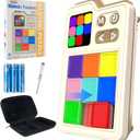 SMILESSKIDDO Super Slide Puzzle Games, Original 1000+ Challenges & 3 Modes, Brain Teaser Puzzle, Super Electronic Sliding Puzzles Toy Gifts for Kids & Adults, Fun Unblocking Logic Game