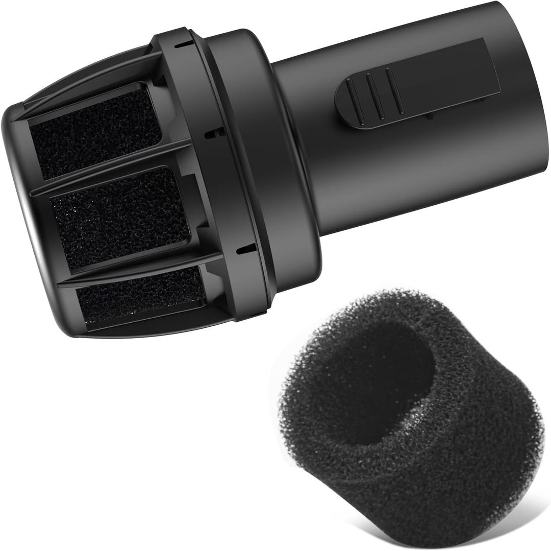 Muffler Diffuser Wet Dry Vac Attachment, Industrial-Grade Shop Vacuum Accessory for Diffusing the Airstream While Cleaning