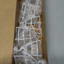 (6 Pack) 1/2" Fire Sprinkler Head Cage Guard Protector Fire Extinguishing System Sprinkler Bracket White