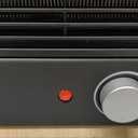 Shinic Portable Fireplace Heater for Indoor Use,1500W Fireplace Space Heater with Thermostat, Realistic 3D Flame & Crackling Sound, ETL Listed Home Office (Oak)