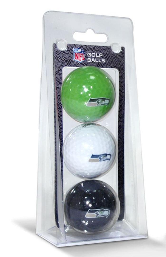 NFL Golf Ball - Pack of 3 NFL Team: Seattle Seahawks