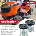GELASKA 2 Pack 587819701 Spindle Assembly Kit with 532199789 Pulley Replaces 187292, 192870, 187281, 587820301, 532187292, 539112057, 587125401, 587256401, 532187281, 532192870, 532192872, 587253301