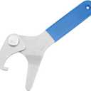 Motorcycle Shock Spanner Wrench Adjustable Blue Hooked Jaw Anti Slip for 35mm75mm Spring Collars Motorcycle Suspension Maintenance Vehicle Tool