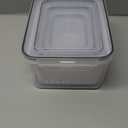 Freshmage Fruit Storage Containers for Fridge with Removable Colander, Airtight Food Storage Container, Dishwasher Safe Produce Saver for Refrigerator, Keep Berry Fruit Fresh Longer 4 pcs Small Clear