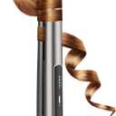 2-in-1 Cordless Hair Straightener and Curler, Portable Mini Flat Iron with Rechargeable, Wireless Curling Iron for Travel