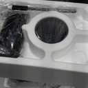 Qcen Juicer Machine, 800W Centrifugal Juicer Extractor with Wide Mouth 3 Feed Chute for Fruit Vegetable, Easy to Clean, Stainless Steel, BPA-free (Black)