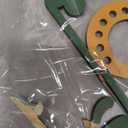 RattanView 3 Pcs St. Patrick's Day Door Corner Decor Easter Door Frame Signage Home Wooden Sign Roses Shamrock Eggs Carrot Funny Decor Party Decoration