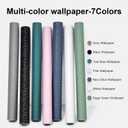 Grey Wallpaper Peel and Stick Contact Paper for Cabinets A Set of 23.6"x472"Grey Self-Adhesive Removable Wall Paper Waterproof Vinyl Roll for Bedroom Wall Shelf Drawer