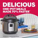Instant Pot Duo Plus 9-in-1 Multicooker, Pressure Cooker, Slow Cook, Rice Maker, Steamer, Saut, Yogurt, Warmer & Sterilizer, Includes App with Over 800 Recipes, Stainless Steel, 6 Quarts