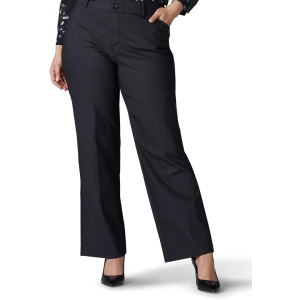 Lee Women's Plus Size Ultra Lux with Flex Motion Regular Fit Trouser Pants 20W M