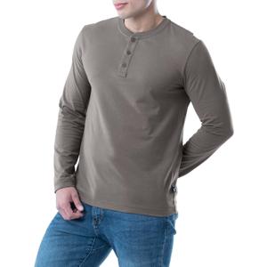 Lee Men's Long Sleeve Soft Washed Cotton Henley T-Shirt