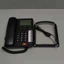 2-Line Corded Telephone Systems for Small Business and House, Desk Phone Only (Black)