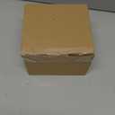 Tbestmax 4 Pack Qtip Holder Bathroom Container, 10/7oz Cotton Ball/Swabs Dispenser, Apothecary Jar with Bamboo Lids for Organizer and Storage (Brown)