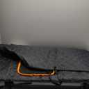 IJVAE Hard Bottom Car Seat Cover for Dogs,Waterproof Dog Seat Cover for Back Seat Extender,Scratch-Proof and Anti-Slip Car Dog Hammock for Large Dogs SUV, Black (Holds 500 Lbs)