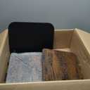 ELYKEN TV Tray Table, C-Shape Couch Desk, 360° Swivel Side Table Height Adjustable, Laptop Stand for Couch Recliner, Small Bedside Tables, Rustic Brown, 2 Pack