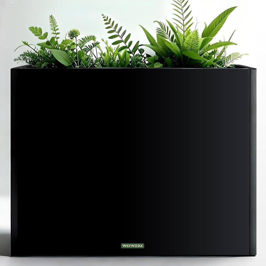 Modern Metal Planter Box 36" L x 9" W x 26" H  Rectangular Galvanized Steel Raised Garden Bed with Drainage Holes & Removable Shelf  Sleek Outdoor & Indoor Flower Planter for Patio, Yard & Porch Modern Metal Planter Box 36" L x 9" W x 26" H  Rectangular Galvanized Steel Raised Garden Bed with Drainage Holes & Removable Shelf  Sleek Outdoor & Indoor Flower Planter for Patio, Yard & Porch