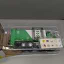 Side Loading Garbage Truck Toys Metal CAB, Trash Truck with Air-Pump Function, Lights & Sounds, Includes 4 Trash Bins, Learning Cards, Birthday Gift for Toddlers Kids 12"