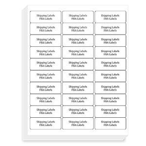FungLam 1" x 2-5/8" Shipping Address Labels 900 Label Stickers Paper for Laser/Inkjet Printer 30 per Page Printable Mailing Labels (30 Sheets, 900 Labels)