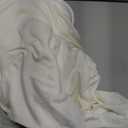 4Pack Ivory Cocktail Table Cover 32x43 Inch Fitted Stretch Cocktail Tablecloth for Round Table Top Cover High Top TableCloths for Party Bar Pub Wedding