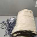 Sealy Heated Blanket Electric Throw 50"x60", Soft Double Flannel Electric Blanket with 6 Heat Levels & 2-10 Hours Auto Shut Off, Machine Washable, Even Heat Distribution, Beige