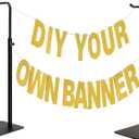 pickpiff Adjustable Purse Display Stands - Black Tabletop Display Holder for Handbags, Wreaths and Banners, for Home Closets, Retail Displays and Vendor Booths (2-Pack)