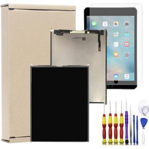 LCD Display Digitizer Screen Replacement for iPad 9th 8th 7th Generation (A2197 A2198 A2200 A2270 A2428 A2429 A2430 A2602 A2603 A2604 A2605) iPad 7 8 9 Gen with Tools and Tempered