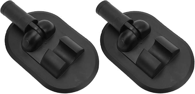 2PCS Inflatable Boat Tent Base PVC 180 Degree Rotation Kayak Canopy Mount Base Sun Shade Deck Mount for Rowing Boat Speedboat