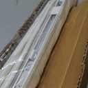 LazBlinds No Drill Roman Shades, Light Filtering, 44" W x 64" H, Off White