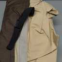 Vailge Patio Adirondack Chair Covers, Heavy Duty Patio Chair Cover, Waterproof Outdoor Lawn Patio Furniture Covers (Standard - 2 Pack, Beige & Brown)